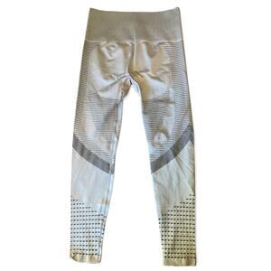 Running Girl Gray High Waisted Yoga Running Leggings Size Large